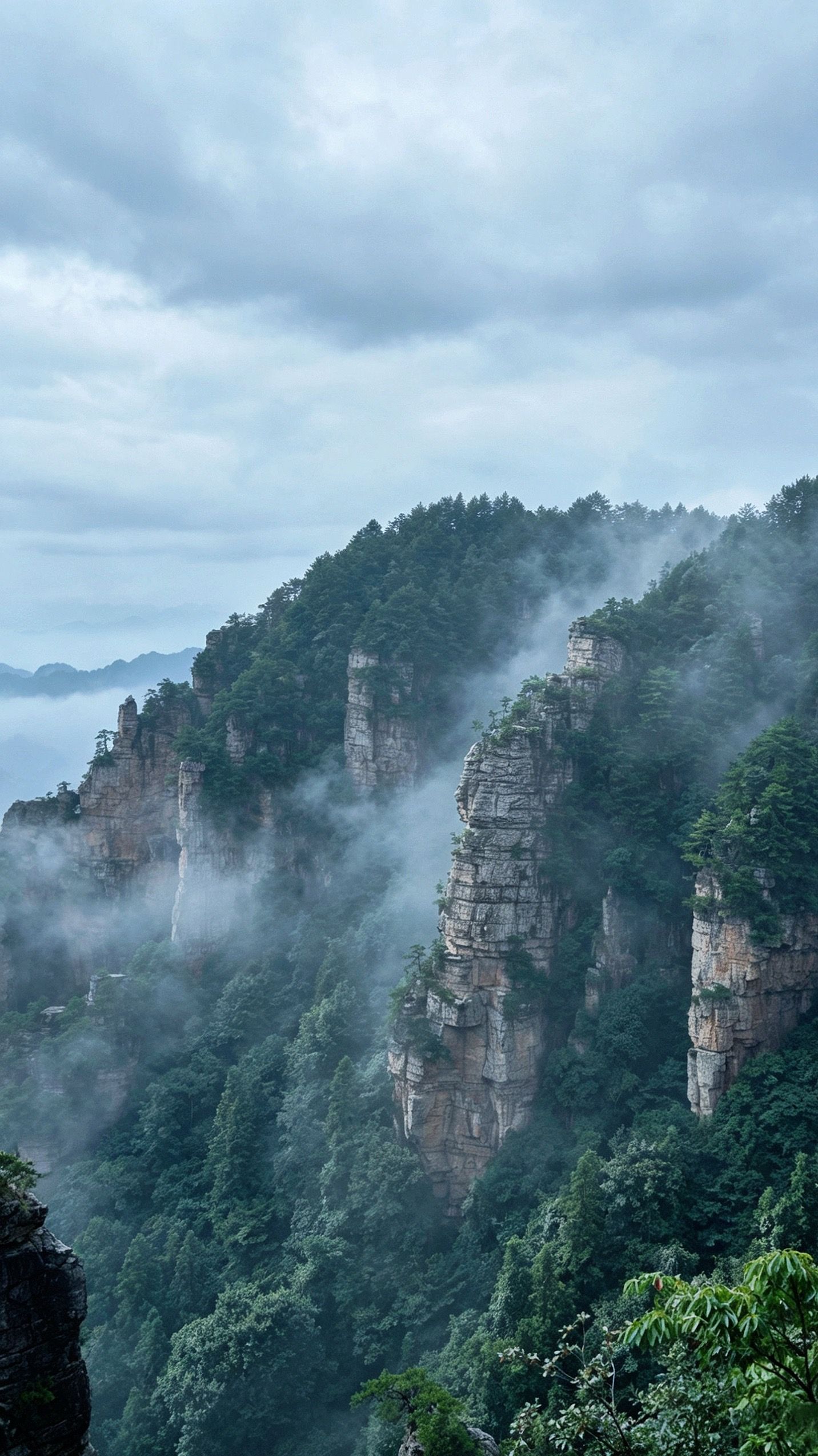 张家界武陵源石英砂岩峰林